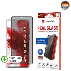 Displex Cover for Samsung Galaxy S23 Ultra - Displex Real Glass Privacy Full Cover 3D - Black 4028778119508 έως 12 άτοκες Δόσεις