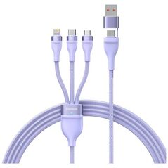 Baseus Data Cable with USB Adapter, Type-C, 100W, 1.2m - Baseus Flash Series 2 (CASS030105) - Purple 6932172608767 έως 12 άτοκες Δόσεις