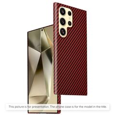 Techsuit Case for Xiaomi Poco F6 - Techsuit Carbonite FiberShell - Red 5949419206892 έως 12 άτοκες Δόσεις