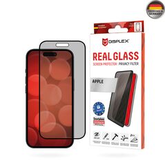 Displex Case for iPhone 16 Plus - Displex Real Glass Privacy Full Cover - Black 4028778124069 έως 12 άτοκες Δόσεις