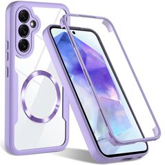 Techsuit Case for Samsung Galaxy S23 FE + Cover - Techsuit ColorVerse 360 MagSafe MagSafe Series - Purple 5949419226968 έως 12 άτοκες Δόσεις