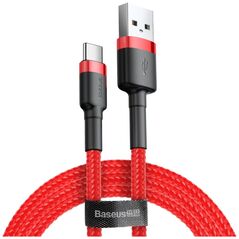 Baseus Baseus - Data Cable Cafule (CATKLF-A09) - USB to Type-C, 3A, 0.5m - Red 6953156278165 έως 12 άτοκες Δόσεις