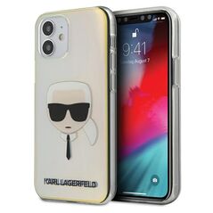 Karl Lagerfeld KLHCP12SPCKHML iPhone 12 mini 5,4" multicolor hardcase Iridescent Karl`s Head 3700740482926