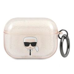 Karl Lagerfeld KLAPUKHGD AirPods Pro cover złoty/gold Glitter Karl`s Head 3666339030353