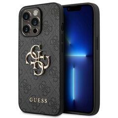 Guess GUHCP14L4GMGGR iPhone 14 Pro 6,1" szary/grey hardcase 4G Big Metal Logo 3666339066260