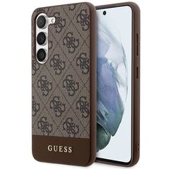 Guess GUHCS23MG4GLBR S23+ S916 brown/brown hardcase 4G Stripe Collection 3666339117566