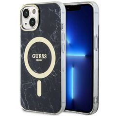 Guess GUHMP14MPCUMAK iPhone 14 Plus 6.7" black/black hardcase Marble MagSafe 3666339127251