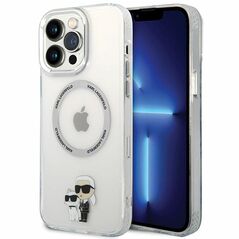 Karl Lagerfeld KKLHMP13XHNKCIT iPhone 13 Pro Max 6.7&quot; hardcase transparent Iconic Karl&amp;Choupette Magsafe 3666339126353