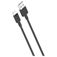 XO cable NB156 USB - Lightning 1,0 m 2,4A black 6920680871896