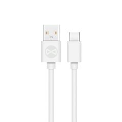 Forever cable USB - USB-C 1,0 m 3A white 5900495900166