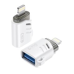 XO adapter NB256A OTG USB - Lightning white 6920680851850