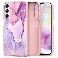 Case SAMSUNG GALAXY A35 5G Tech-Protect Icon Marble pink 5906203691968