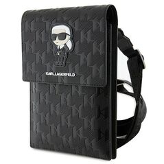 Karl Lagerfeld bag KLWBSAKHPKK black Saffiano Mono Ikonik 3666339170608