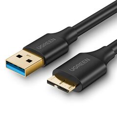 Ugreen US130 10841 USB-A 3.0 - micro USB-B cable 1m - black 6957303818419