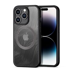 Armored case for iPhone 15 Pro with MagSafe Dux Ducis Aimo Mag - black 6934913025055