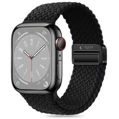 Strap for APPLE WATCH 3 / 4 / 5 / 6 / 7 / 8 / 9 / SE (38 / 40 / 41 MM) Tech-Protect Nylonmag black 5906302312870