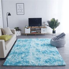 Strado Dywan Ombre Shaggy Strado 200x300 OmbreBlue (Jasny Niebieski) uniwersalny