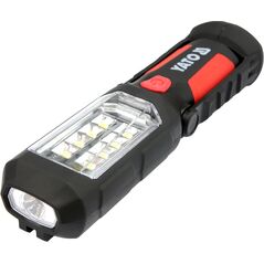 Yato Latarka diodowa warsztatowa 8+1 LED 2w1 magnetyczna 3xAA (YT-08513)