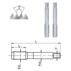 Fanar Gwintownik calowy ręczny 3/8" 2szt. (A1-220001-3129)