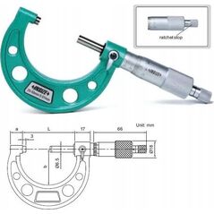 Insize MIKROMETR 75-100 STANDARD /CERT.