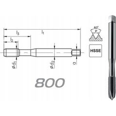 Fanar GWINTOWNIK UNF  3/8-24 DIN-371B (2B) HSSE 800