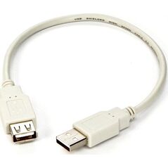 Kabel USB LAMA PLUS USB-A - USB-A 0.3 m Czarny