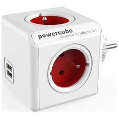 PowerCube Rozgałęźnik Original USB czerwony (2202RD/FROUPC)