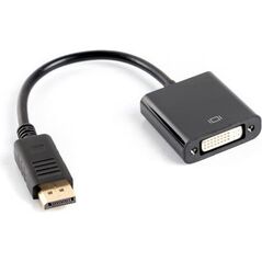 Adapter AV Lanberg DisplayPort - DVI-D czarny (AD-0007-BK)