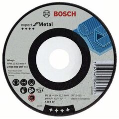 Bosch Tarcza tnąca wygięta Expert for Metal 125x22x6,0mm (2.608.600.223)