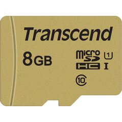 Karta Transcend 500S MicroSDHC 8 GB Class 10 UHS-I/U1 V30 (TS8GUSD500S)