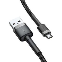 Kabel USB Baseus USB-A - microUSB 2 m Czarno-szary (CAMKLF-CG1)