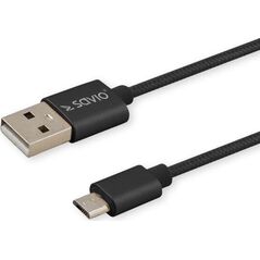 Kabel USB Savio USB-A - 2 m Czarny (SAVIO CL-129)