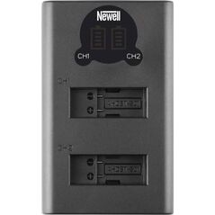 Ładowarka do aparatu Newell Ładowarka dwukanałowa Newell DL-USB-C do akumulatorów AABAT-001