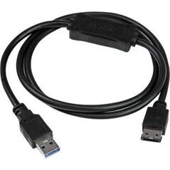 Kabel USB StarTech USB-A - eSATA 1 m Czarny (USB3S2ESATA3)