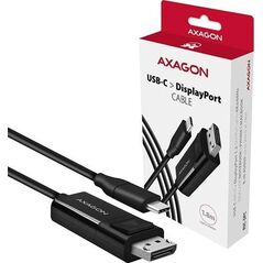 Kabel USB Axagon USB-C - DisplayPort 1.8 m Czarny (RVC-DPC)