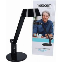 Lampka biurkowa Maxcom czarna  (ML4400BLACK)