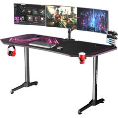 Biurko Ultradesk Frag Różowe 160 cmx75 cm