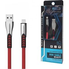 Kabel USB Somostel USB-A - Lightning 1 m Czerwony (BW02 Iphone red)