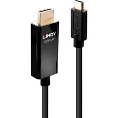 Kabel USB Lindy USB-C - HDMI 1 m Czarny (43291)