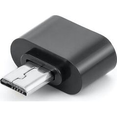 Adapter USB microUSB - USB Czarny  (26856)