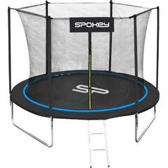 Trampolina ogrodowa Spokey ogrodowa Jumper z siatką wewnętrzną 10 FT 305 cm niebieska