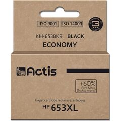 Tusz Actis Tusz Actis KH-653BKR (zamiennik HP 653XL 3YM75AE| Premium| 20ml| 575 stron| czarny)