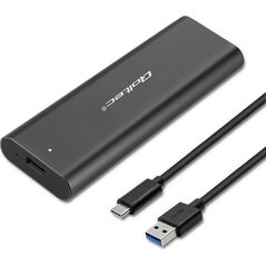 Kieszeń Qoltec Obudowa | kieszeń do dysków M.2 SATA SSD | NGFF | USB typ C