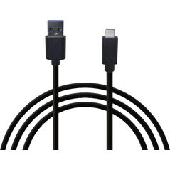 Kabel USB Msonic USB-A - USB-C 2 m Czarny (MLU537)