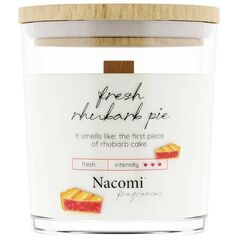 Nacomi Świeca sojowa Fresh Rhubarb Pie 140g