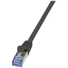 LogiLink CAT 6a Patchcord S/FTP Czarny 10m (CQ3093S)