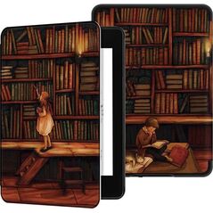 Pokrowiec Tech-Protect Graphic Kindle Paperwhite 4 Library Girl