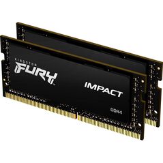 Pamięć do laptopa Kingston Fury Impact, SODIMM, DDR4, 64 GB, 3200 MHz, CL20 (KF432S20IBK2/64)