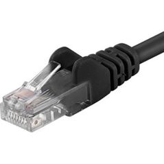 PremiumCord PREMIUMCORD Patch kabel UTP RJ45-RJ45 CAT5e 0.5m czarny