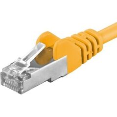 PremiumCord PREMIUMCORD Patch kabel CAT6a S-FTP, RJ45-RJ45, AWG 26/7 3m žlutá